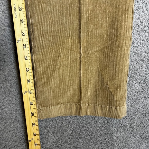 Croft & Barrow Pants Khaki Mens 38x29 Classic Fit Stretch Corduroy Tan NWT - Picture 5 of 10